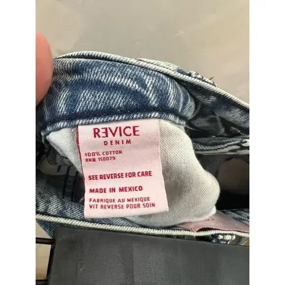 Revice Boyfriend Distressed Jeans Size 26 - Picture 5 of 5